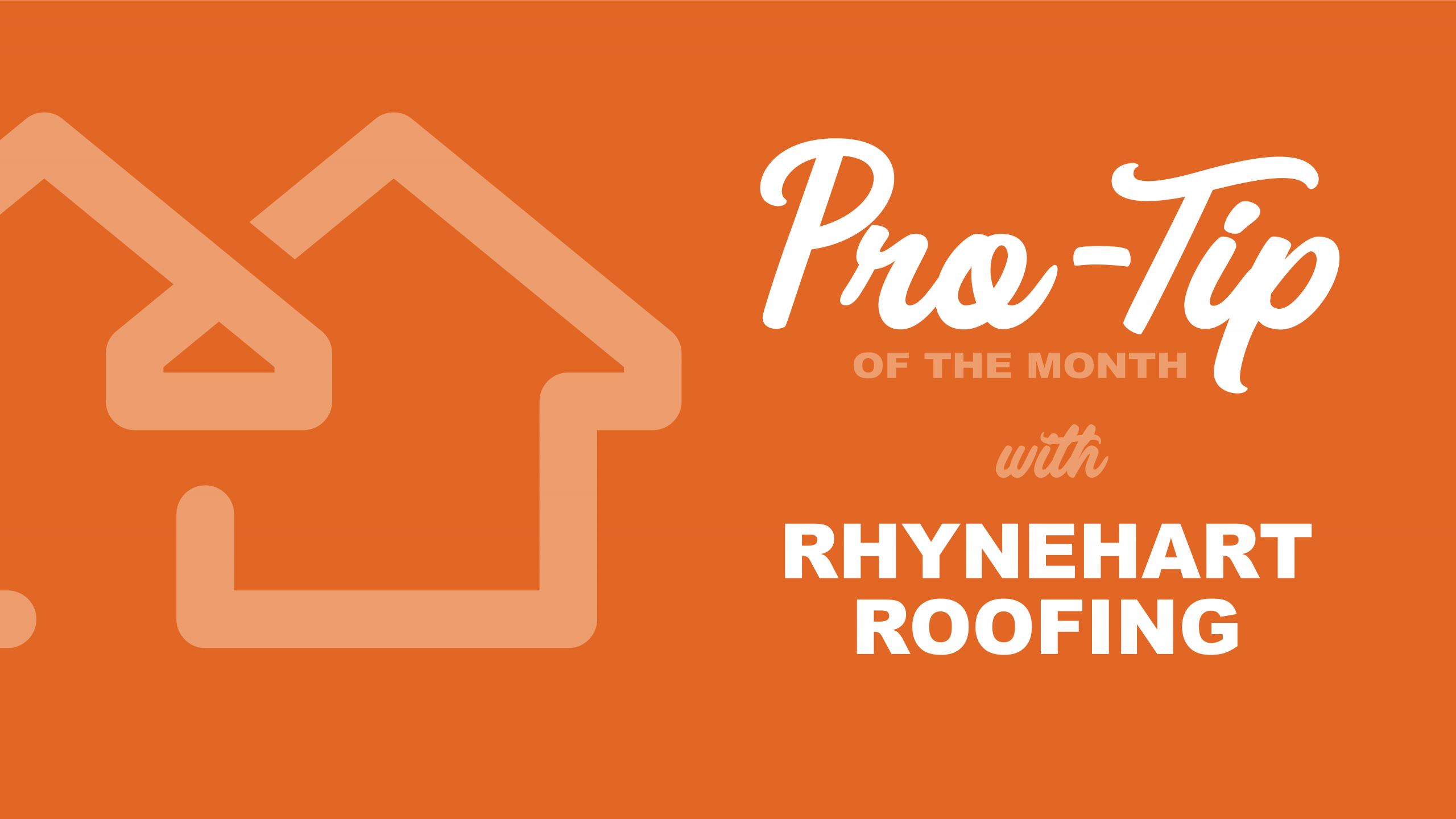 Triangle Realty's ProTip of the Month Rhynehart Roofing Triangle